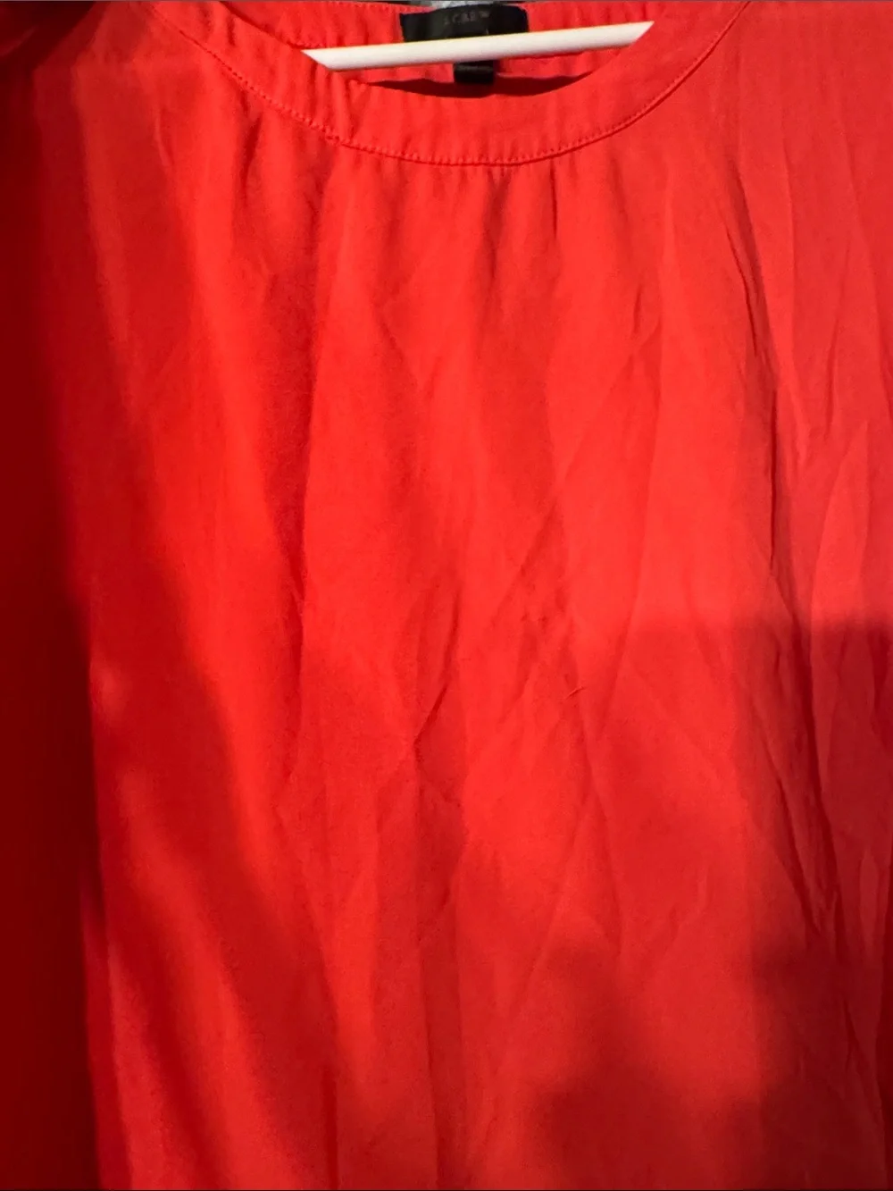 Womens Coral Sleeveless Blouse